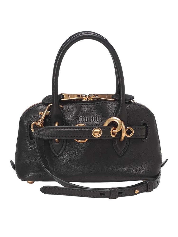Miu Miu ミュウミュウ MIU MIU アバンチュール ミニ ナッパレザー バッグ MIU5BP0902BBL ブランド レディース バッグ 鞄 コンパクト レザー