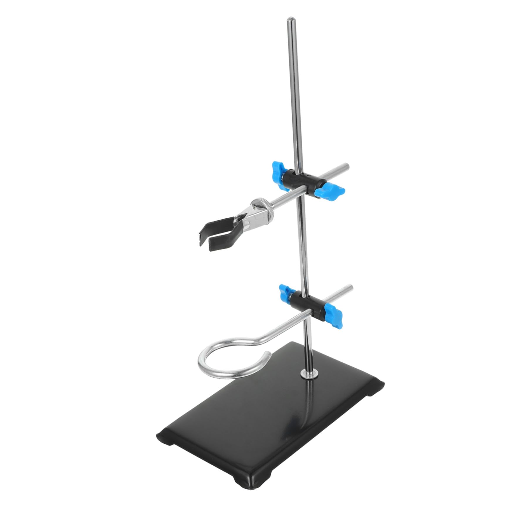 iplusmile 1 Pc Mini Support De Fer Kit Miniature Supports D'étagère En Fer L Supports Robustes Pince Pour Support De Laboratoire Support De Bague Porte-miniatures Métal Siège Carré Appareil