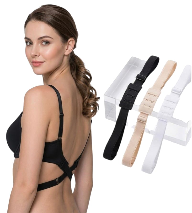 aavelle - elegance starts within Low Back Bra Strap Converter – Adjustable Extender for Backless & Saree Blouses & Dresses.-picture-25
