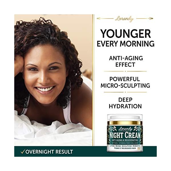 Anti-Aging-Night-Cream-Facial-Skin-Care-Product-Collagen-Cream-Retinol-Cream-for-Face-Face-Moisturizer-for-Face-Tightening-and-Lifting-Cream-Firming-Cream Anti-Aging Night Cream - Facial Skin Care Product - Collagen Cream & Retinol Cream for Face - Face Moisturizer for Face - Tightening and Lifting Cream - Firming Cream