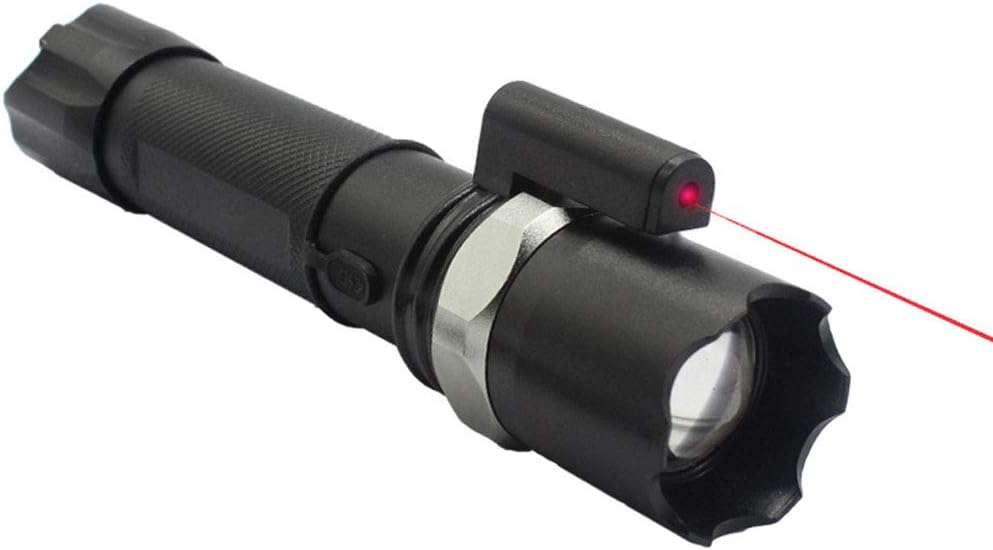 JIAOO LED Flashlight Glare Torch Flashlight Mini Flash Lamp Rechargeable Flashlight for Self-Defense Night Riding