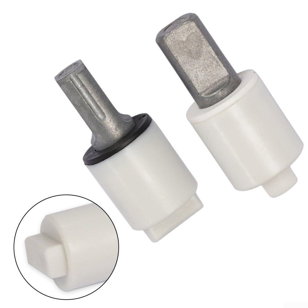 2PCS Toilet Lid Plastic Descent Damper, Toilet Seat Rotary Hydraulic Soft Close Damper Hinge, Bathroom Toilet Silent Descent Connector - Image 2