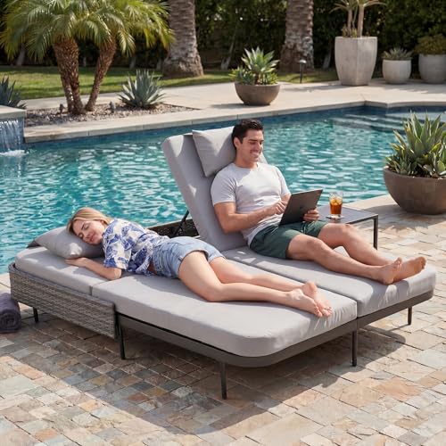 NICESOUL Double Chaise Lounge