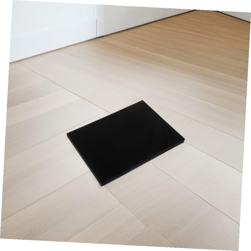 SEWACC Plaques D'emballage en Mousse de Polyuréthane Noir 4pcs, Rembourrage en Mousse D'emballage Facile à Découper Finition Précise pour Protection Colis