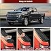 zxbaers Truck Stake Pocket Covers for GMC Chevy Silverado/GMC Sierra1500(2019-2026),Bed Rail Caps for GMC Sierra 3500HD(2020-2026)/2500, Truck Bed Liner Hole Cover