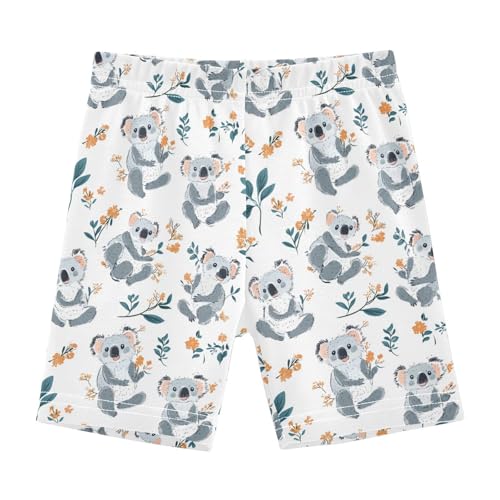 Girl Shorts Casual Cotton Dance Shorts Lounge Pants for Beach 5T Funny Koala