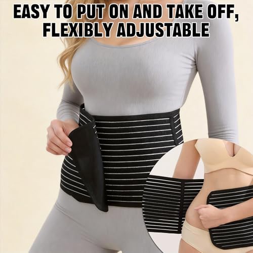 Faja Abdominal Postparto Ajustable Talla M Negra miniatura 7