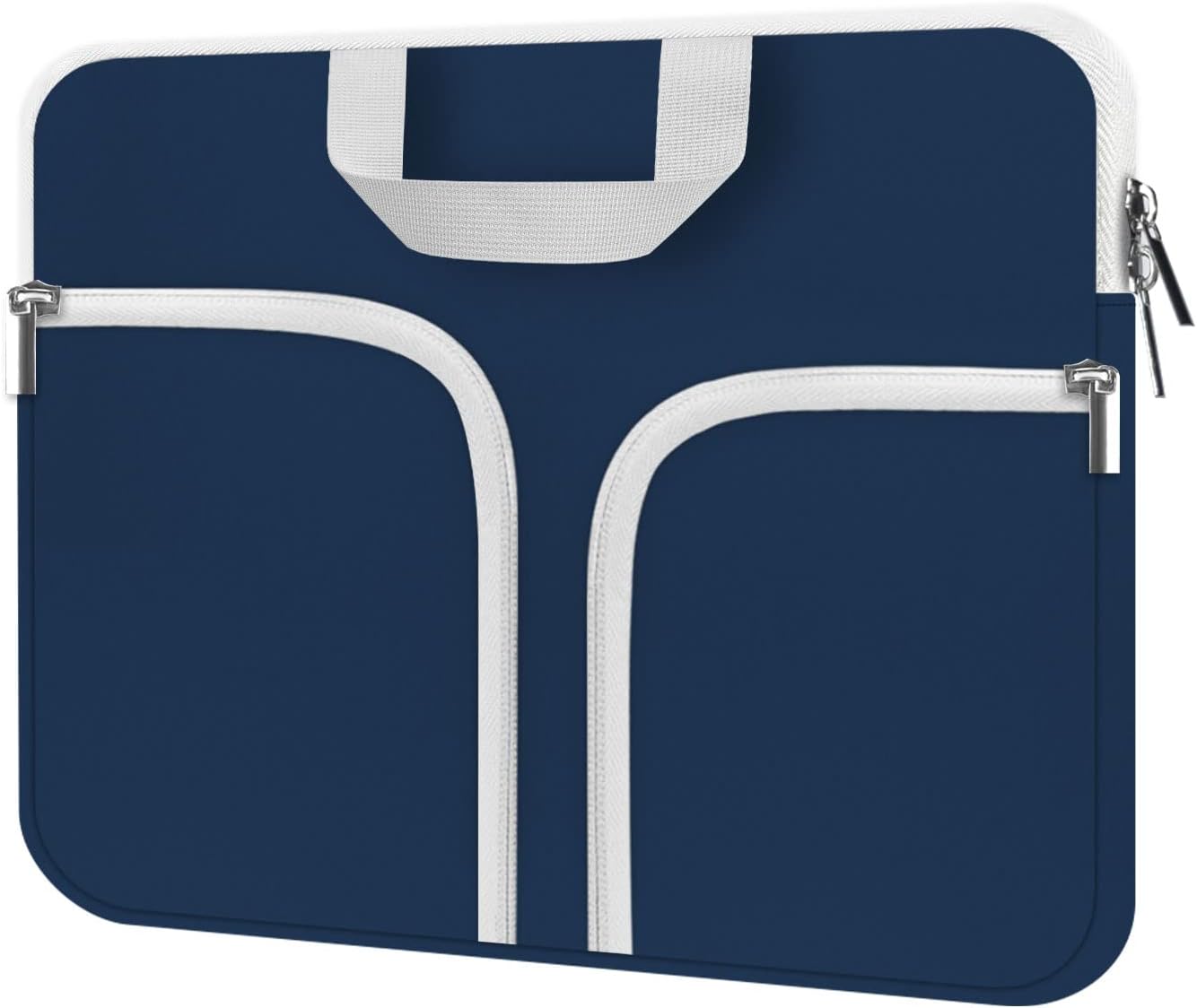 HESTECH Chromebook Case,11.6-12.3 Laptop Sleeve Neoprene Computer Handbag Protective Cover for Acer R11/Spin 311/HP Stream/Samsung/Surface X/7/6/5/Go 12.4"/13 inch MacBook Air/Pro M2 M1,Pacific Blue