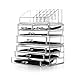 Unique Home Acrylic Jewelry and Cosmetic Storage Makeup Organizer Set, 3 Piece