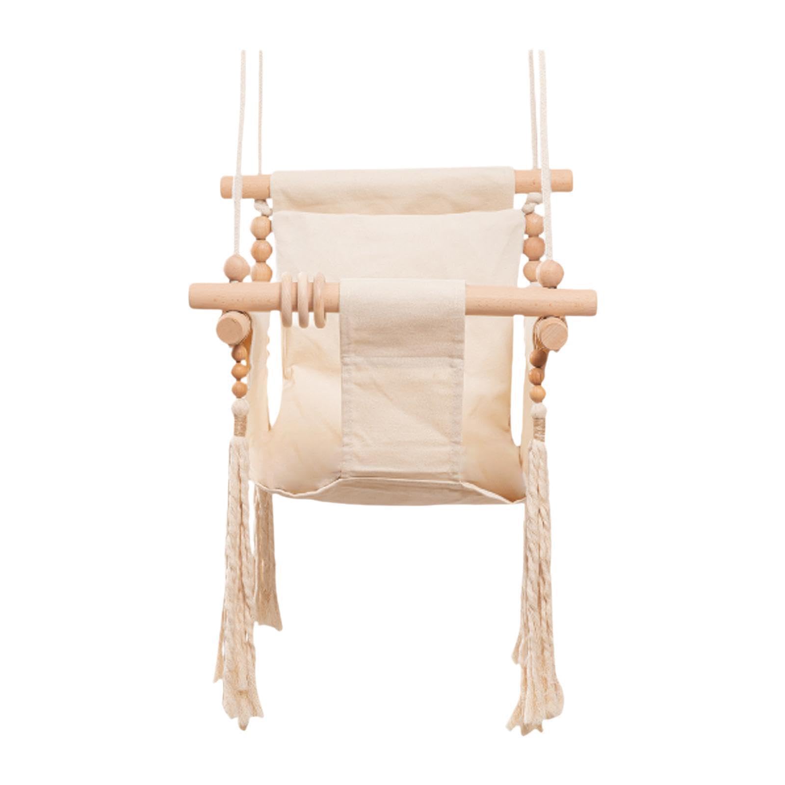 Columpio de para Madera para bebés y niños pequeños, Ideal para Interiores y Exteriores. Seguridad y Comodidad.