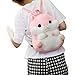 XUXIU Sac à Dos d'épaule de Hamster Mignon Sac d'école poupée poupée poupées Peluche Jouets Enfants Enfants garçons Filles Kawaii Cadeaux Cadeaux (Color : D, Height : 35cm)