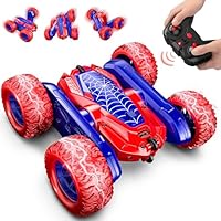 Dreamlandia 360° Flips Remote Control Cars, Kids Toys for 3-10 Year Old Boys 4WD RC Stunt Car Gifts for 3-10 Year Old Boys, Monster Truck Birthday Presents, Outdoor Garden Games Play Vehicle Toy