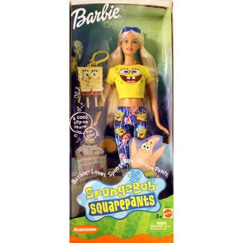 Muñeca Barbie Loves Spongebob Squarepants miniatura 1