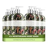 Baylis & Harding Royale Garden Verbena & Chamomile Hand Wash, 500 ml (Pack of 6) - Vegan Friendly