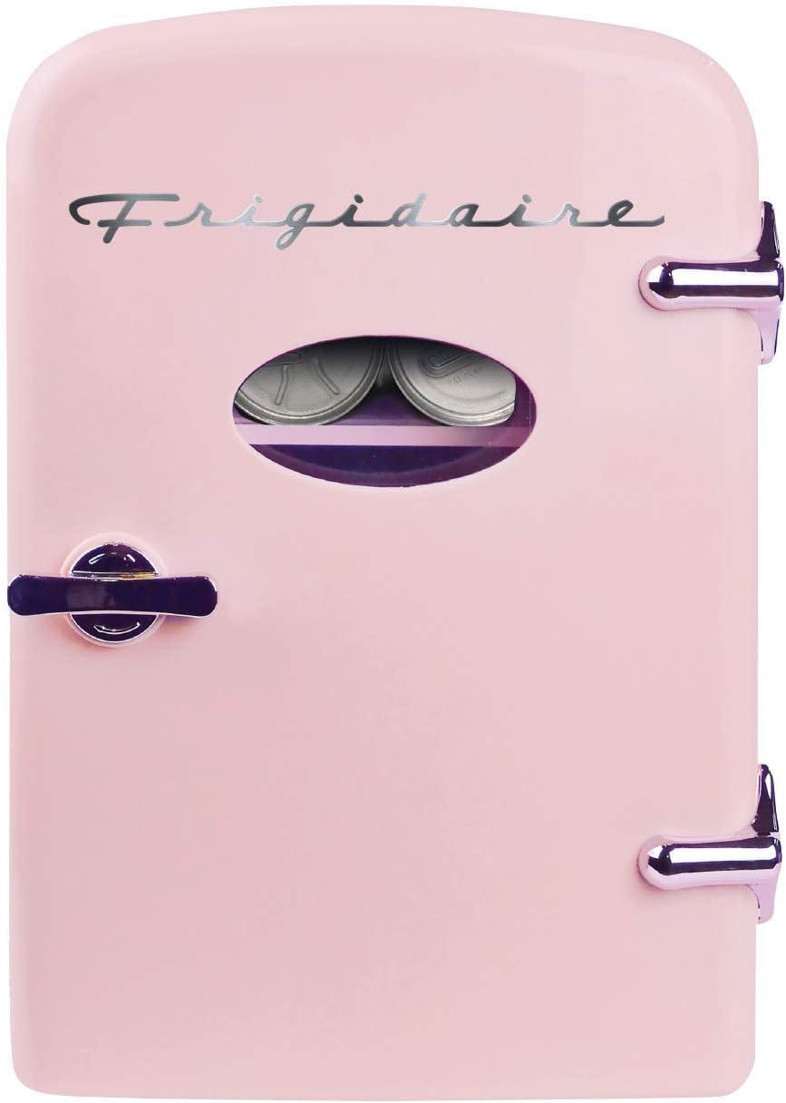 Frigidaire Pink EFMIS129 AMZ EFMIS129 Mini Portable Fridge