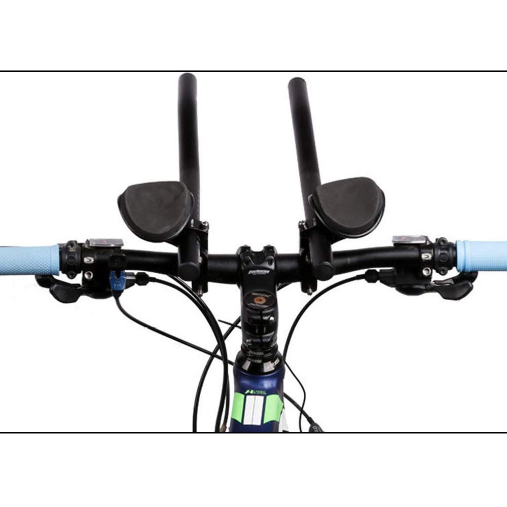 Manubrio Bici Da Resto TT - In Lega Alluminio, Per Strada E MTB, Nero, Regolabile - Foto 6