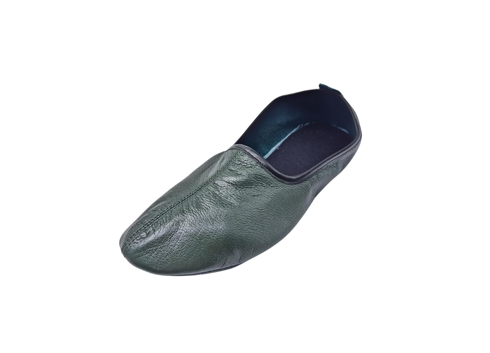 Pantofole unisex in vera pelle bordeaux – comode pantofole Babouches per la casa