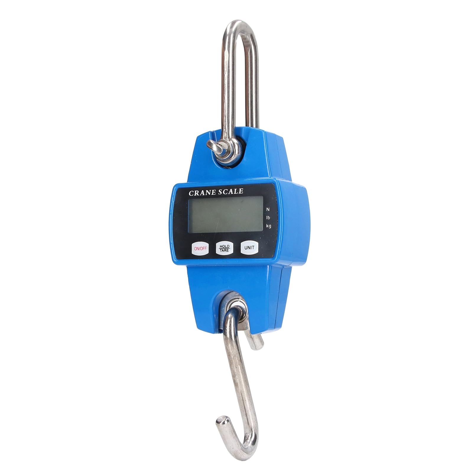 Bilancia da Gru, Bilancia Sospesa Elettronica Portatile Portatile Digitale con Gancio a S e Commutazione multiunità, per Caccia in Fattoria, Pesca, Viaggi, attività All'aperto (Blu)