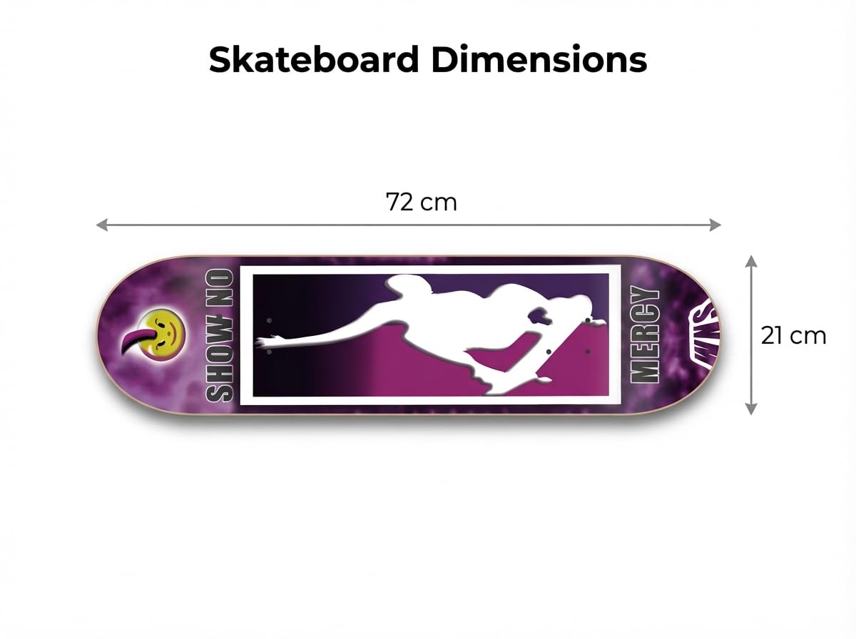 Skateboard professionnel pour adultes, garçons, enfants, adolescents, débutant, grand 78 x 20 cm 7 couches bois d'érable canadien planche double kick conseil concave trick Skateboard Coloré