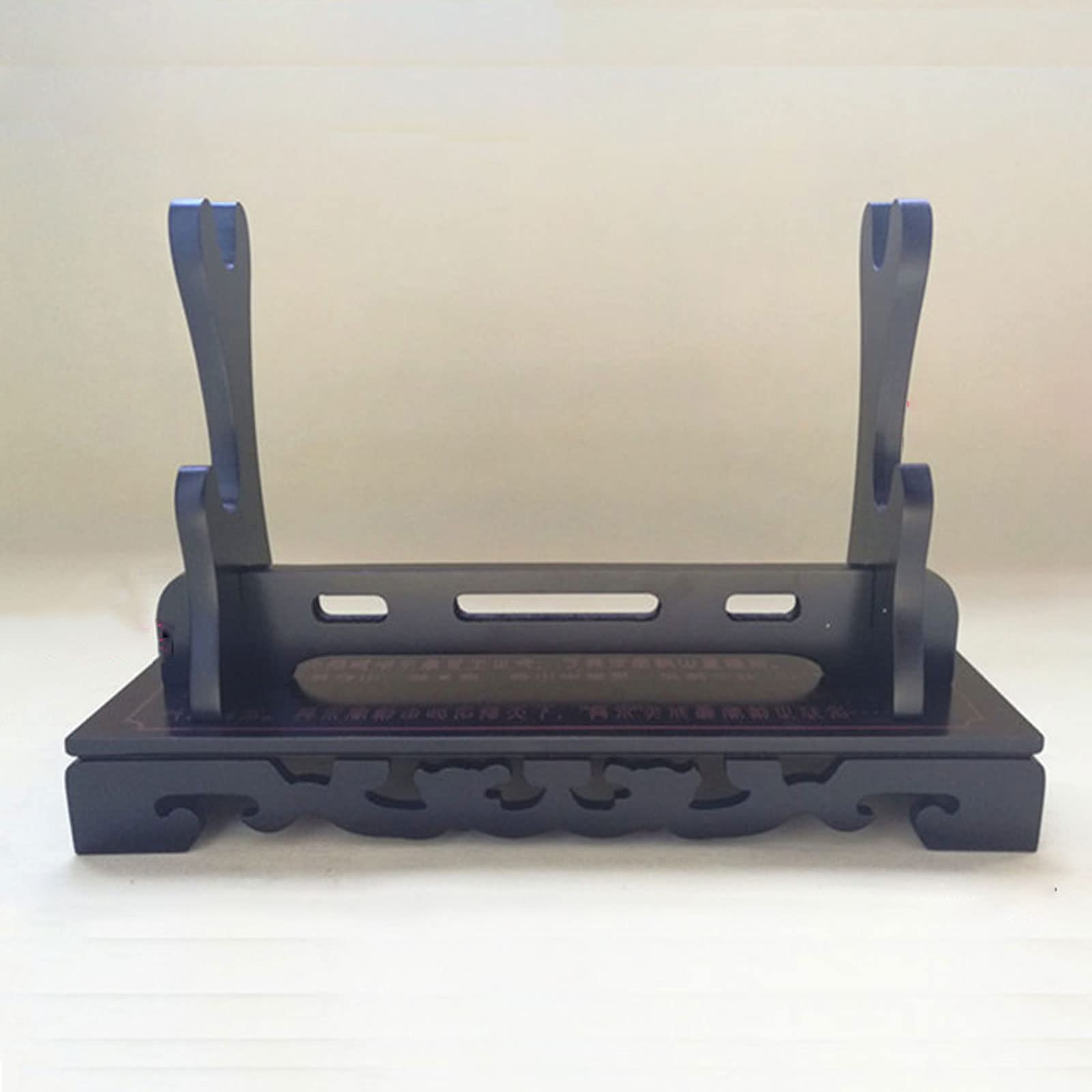 CVJdfhRE sword stand， Sword Stand Desktop Samurai Katana Gladiator Holder Rack for Display- solid wood 1-Tier(King size/MDF 2 Tier)