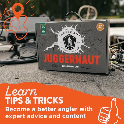 Image of Catch Co Mystery Tackle Box Freshwater Largemouth and Smallmouth Bass Lures Fishing Kit