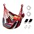 Hammock Chair Hanging Rope Swing, Max 300 Lbs Hanging Chair with Pocket- Quality Cotton Weave for Superior Comfort & Durability Perfect for Outdoor, Home, Bedroom, Patio, Yard