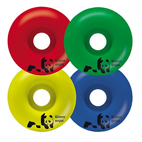 Enjoi Spectrum Set Skateboard Wheels,Multi,52mm