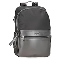 Zaino Pepe Jeans Ruby Casual in poliestere e dettagli in pelle sintetica. Spallacci larghi e regolabili, tasca frontale. Di Joumma Bags