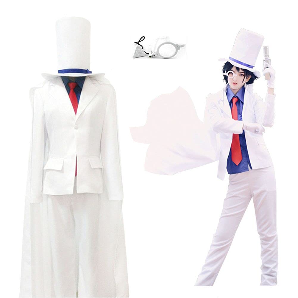 Amazon Co Jp 怪盗キッド コスプレ 衣装 メンズ レディース ハロウィン コスチューム モノクルが付き 男性s ホビー