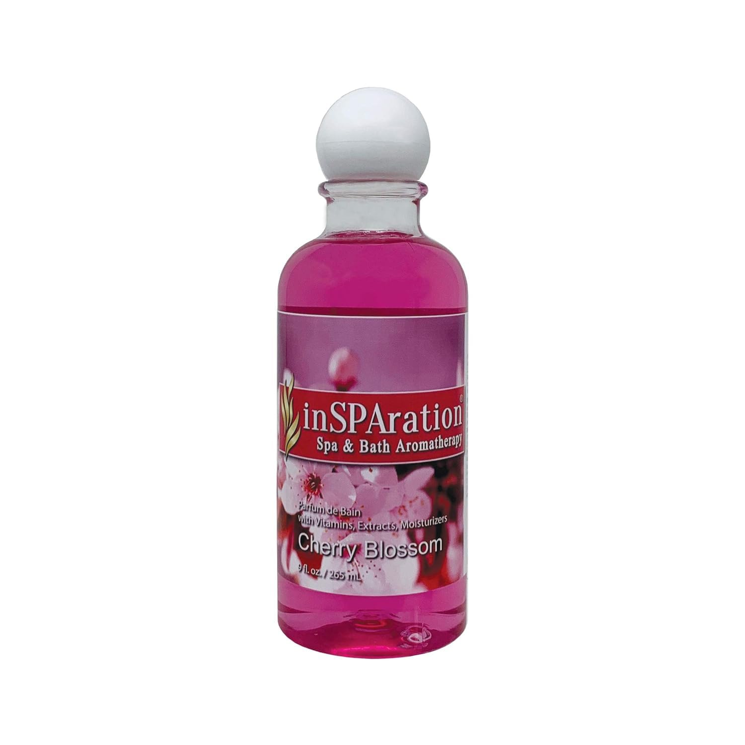 Spa and Bath Aromatherapy 112X Spa Liquid, 9-Ounce, Cherry Blossom