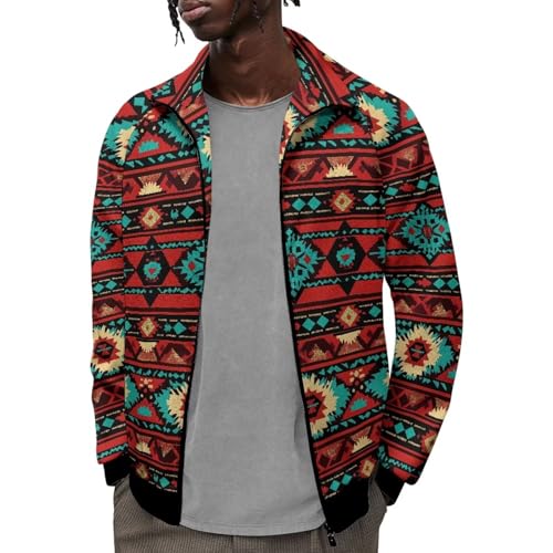 Image of Men's Lightweight Jackets Casual Full Zip Fleece Jacket Men Coats Fashion Long Sleeve Sweatshirt