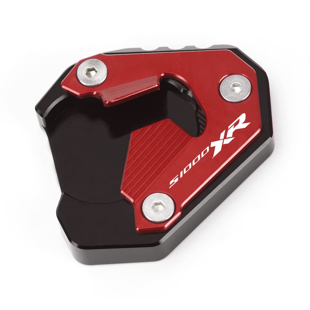 Modeer per BMW S1000XR 2020-2024 Cavalletto laterale in alluminio per moto CNC Ingrandisci l'estensione s 1000 xr s1000 xr s 1000xr Accessori (rosso)