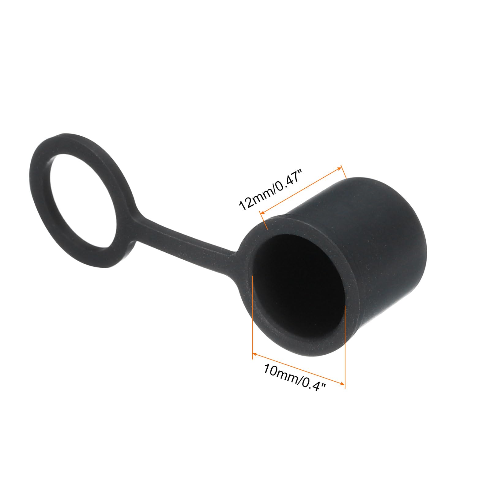 QUARKZMAN 30Pcs Tapones de Silicona para Cubrir y Proteger Puertos Bnc-B de Dispositivos de Video y Audio Redes de Internet Conector Macho Bnc Negro