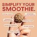 The Bomb Co. Blender Bomb, Peanut Butter Blast, Superfood Smoothie Mix with Chia Seeds, Hemp Seeds, Peanuts, & Amino Acids for Antioxidants, Gluten Free, High Fiber, 10 Servings