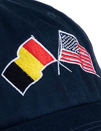 Image of Ann Arbor T-shirt Co. American Friendship Nations Flag Baseball Low Profile Dad Hat for Men Women
