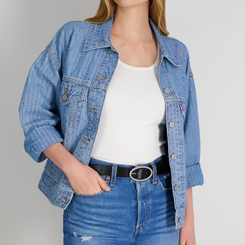 Levi's Women's Two-in-One Reversible Twisted Centerbar Casual Leather Jean Belt Flip-to-Reverse Buckle3