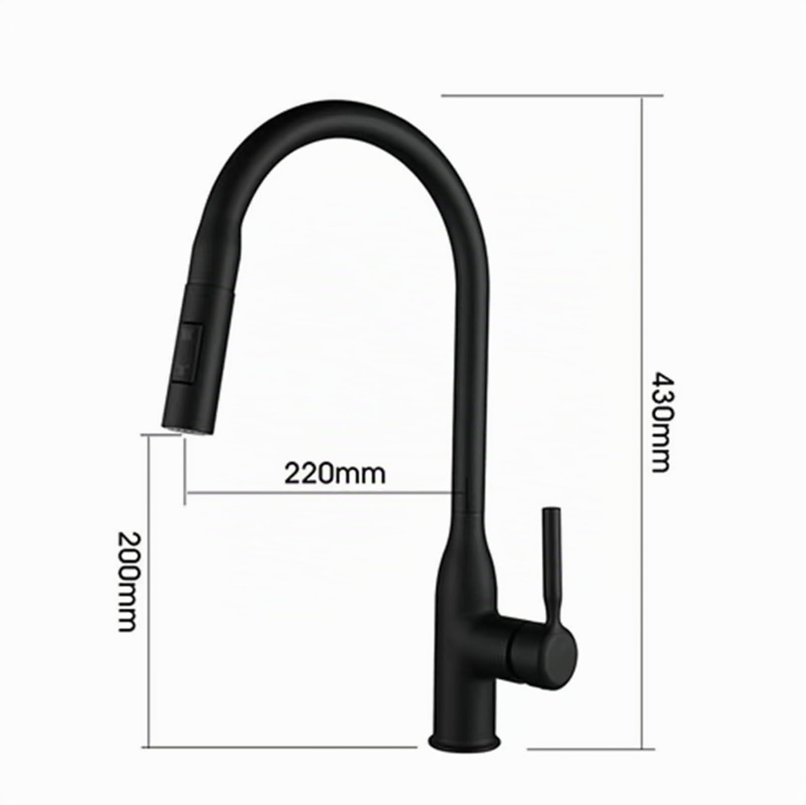 Grifo Abatible Cocina Grifo Cocina Extensible, Giratorio de Agua Fría Y Caliente con 2 Modos de Rociado,Blanco