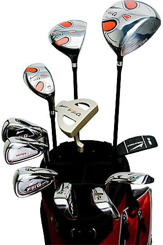 World Eagle F-01 Alfa Men's Complete Golf Set with Red Bag Right Flex-s 14-piece