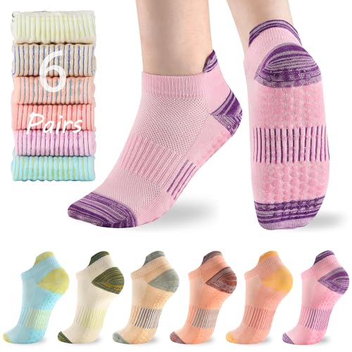 ATBITER Chaussettes Pilates femmes antidérapantes yoga barre gym