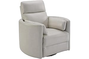 Parker Radius Florence Ivory Power Cordless Swivel Glider Recliner