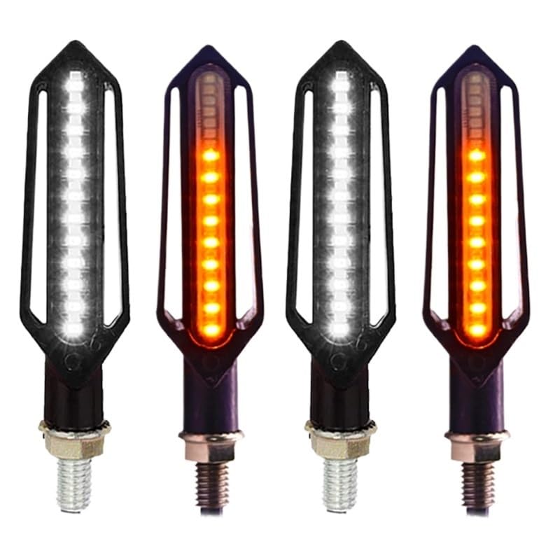 Clignotant de moto avec relais intégré et feux stop LED DRL