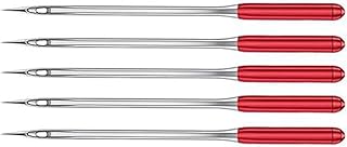 Conjunto 5 Piezas Aguja Máquina Punto Regular Para Máquinas Coser Domésticas Aguja Colorida Máquina Coser Para Tela Elástica