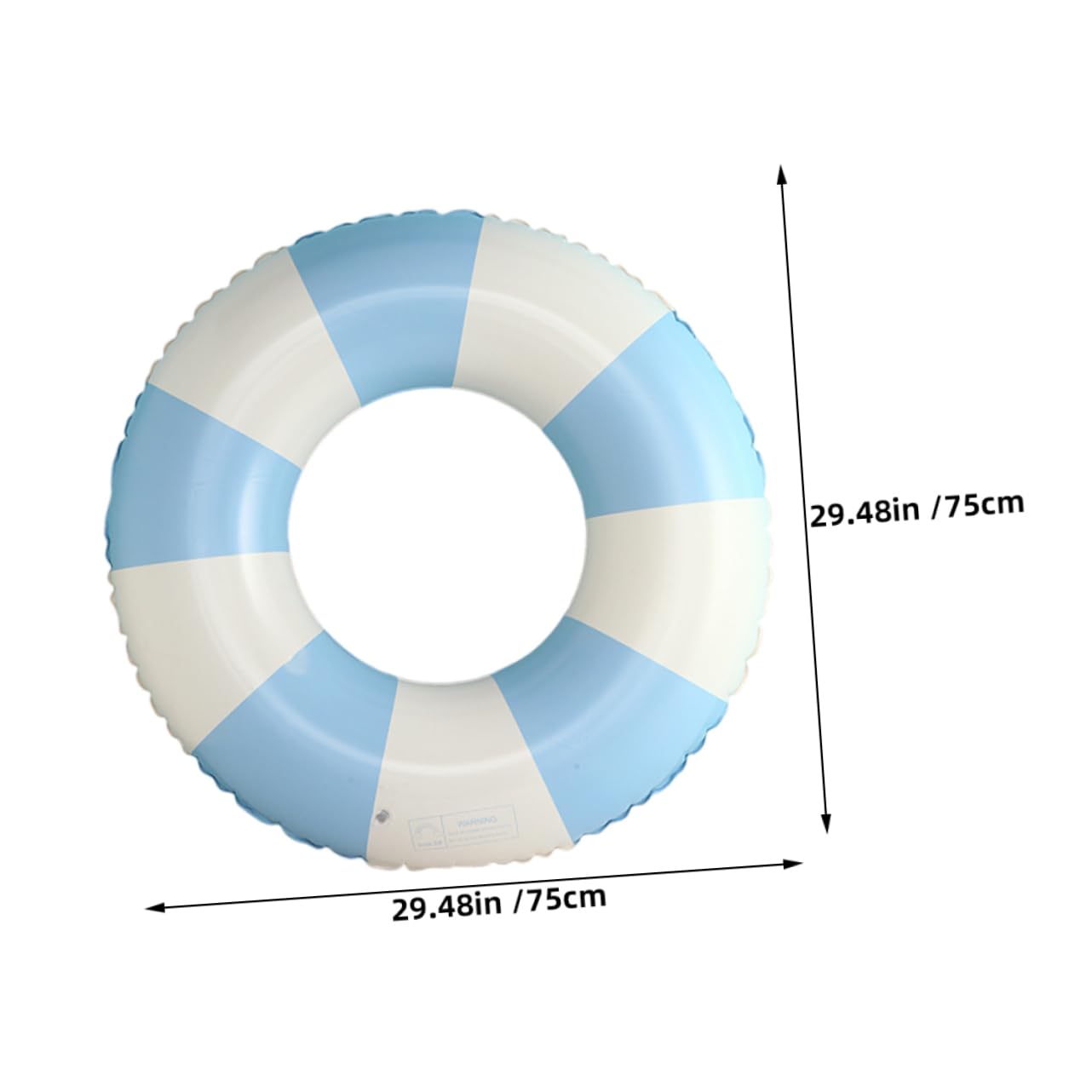 IMIKEYA Inflatable Swimming Ring Pool Float Ring for Adults Portable PVC for Beach Pool River Size