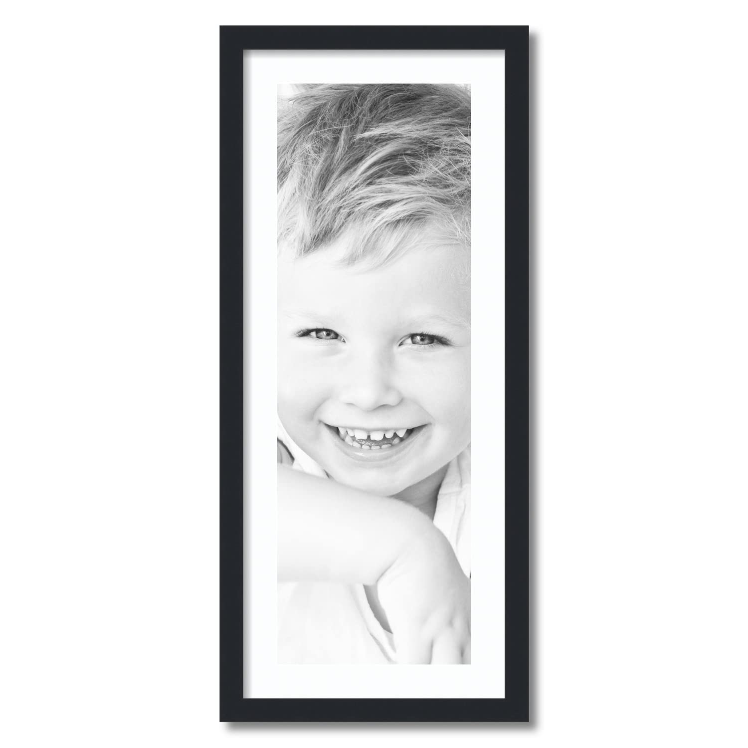 Amazon.com - ArtToFrames 10x30 inch Satin Black Picture Frame with