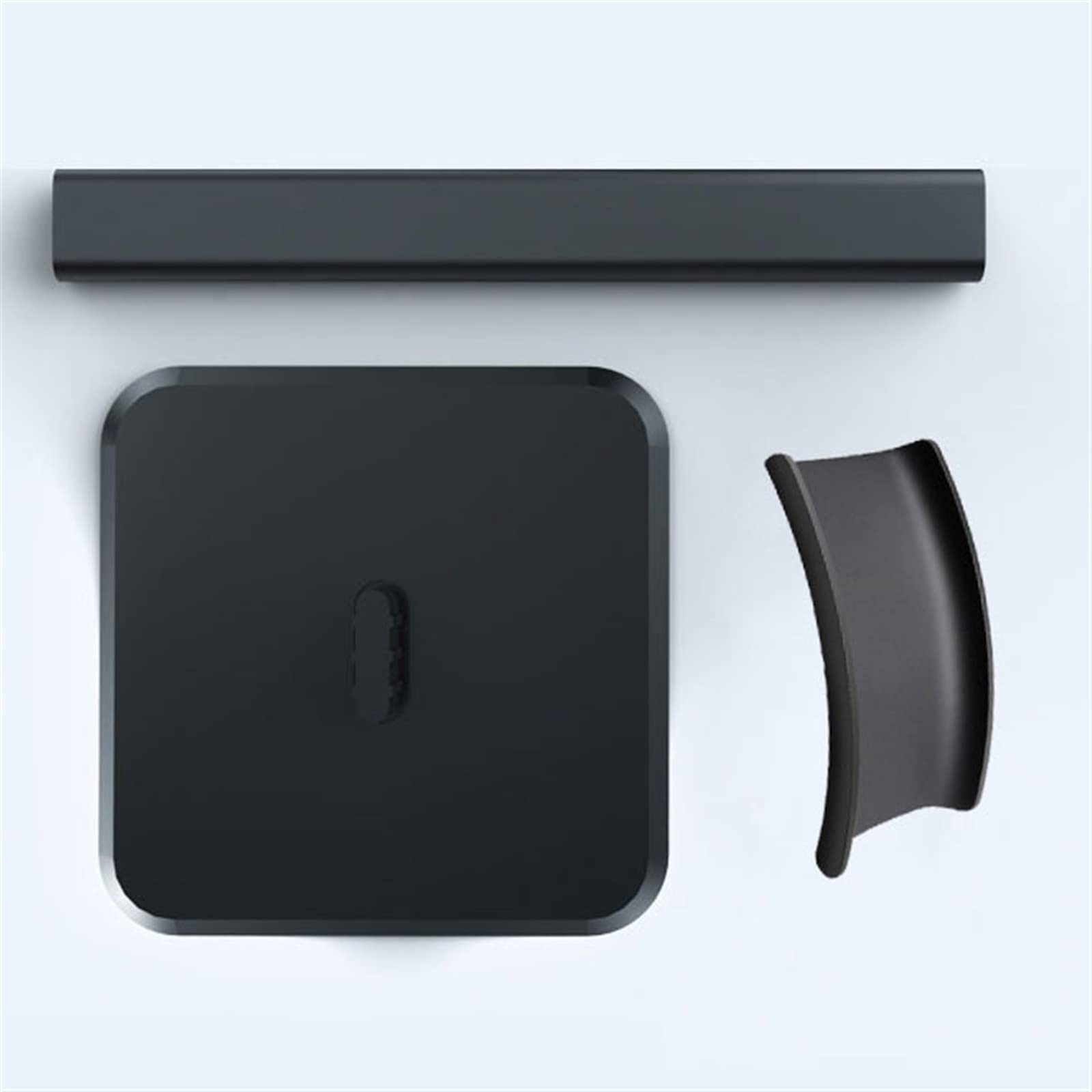 GLigeT Support de casque universel pour casque de jeu avec barre de support en aluminium flexible antidérapant (noir)