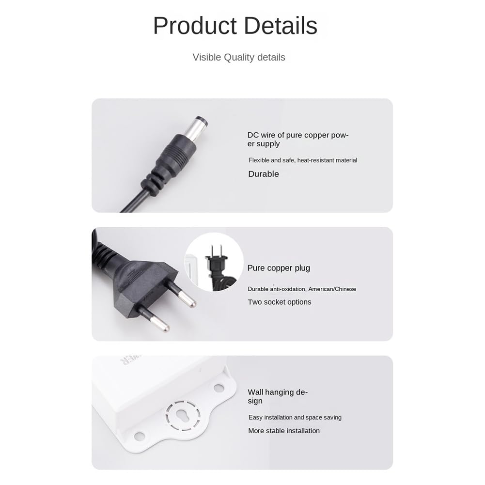 Mini UPS 12V 2A - Alimentatore Di Backup Per Router, Modem E Telecamere - Batteria Di Emergenza Con Spina EU - Foto 4