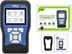 A mais nova ferramenta de diagnóstico de motocicleta profissional TopDiag M100 original para scanner de motocicleta, testador de bateria (Versão OBD)