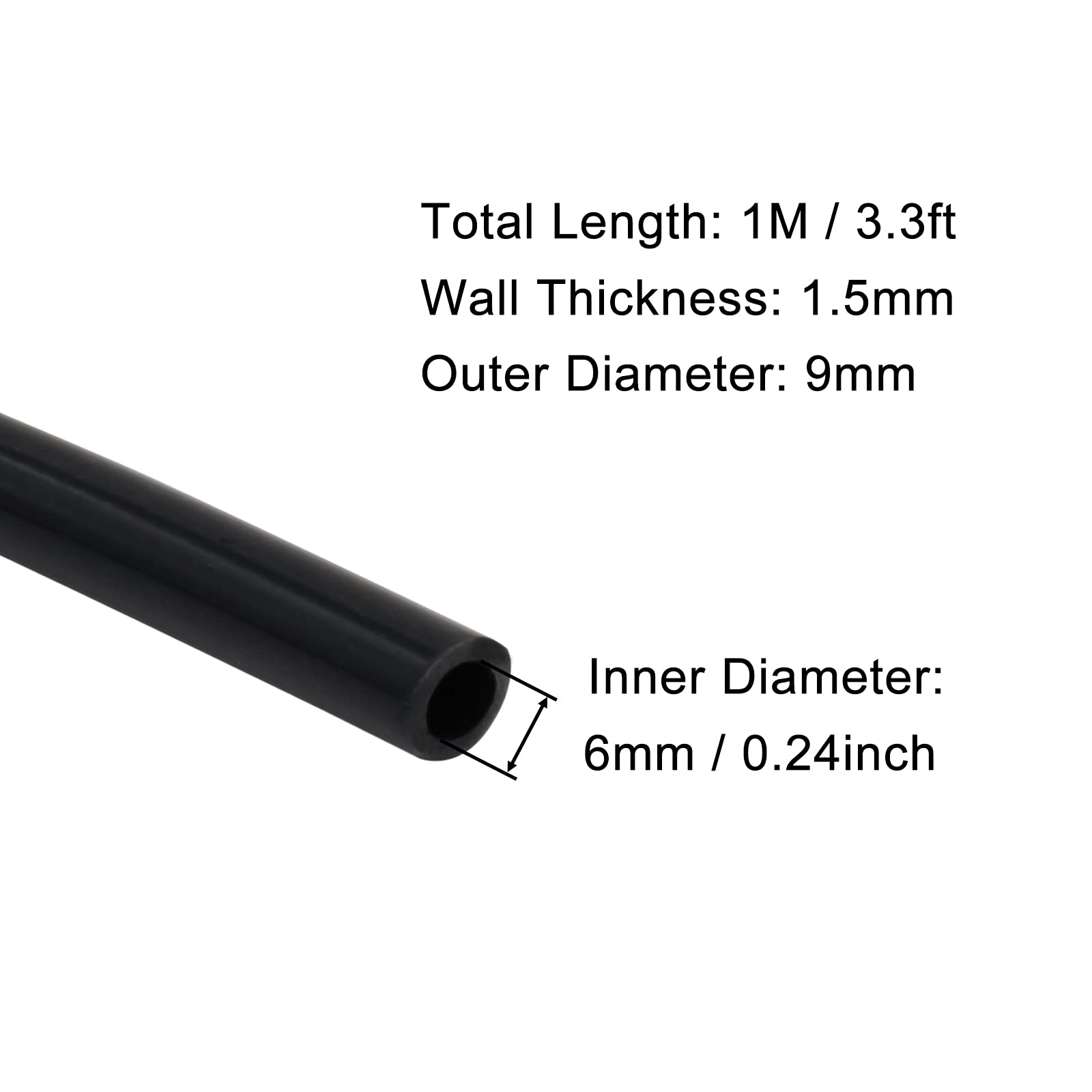 Aolity Mdingbao Silicone Slangbuis 2 Meter ID 8mm 9mm X 12mm Od Rubberen Slang Flexibele Pijp Natuur Latex Hoge Temperatuurbestendigheid Specificatie 12mm 1035584050