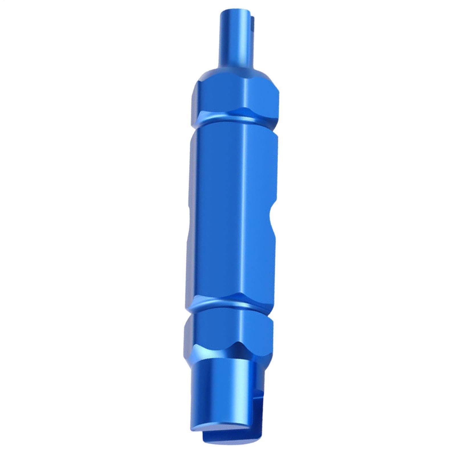 Muiltvoe Blue Valve Core Remover Tool – Aluminum Alloy, Nozzle Removal Wrench, Tire Repair Spanner | For Car Fixing, Auto Maintenance