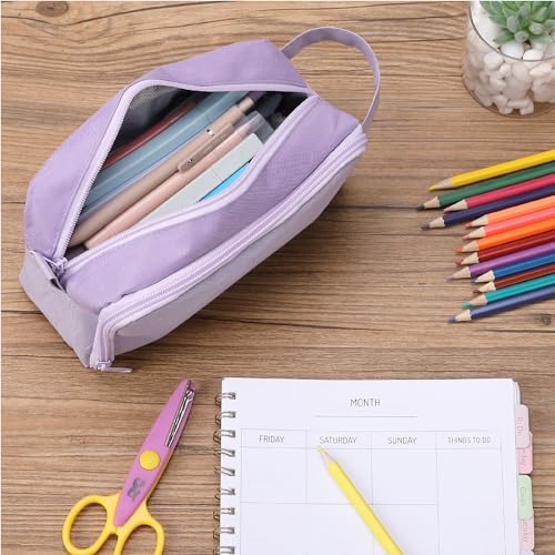 Image of Mr. Pen Large Capacity Pencil Pouches and Bags - Mint Green School